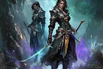 make your dnd character, dnd party and fantasy character