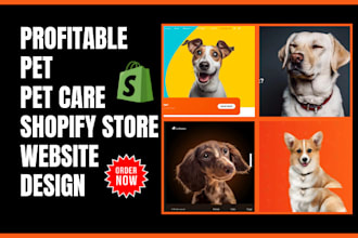 design pet care shopify store pet store pet products pet supplies pet website