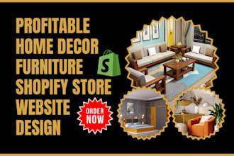 design home decor shopify store furniture store interior home decor website