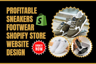 design sneakers shopify store shoe store footwear sneakers dropshipping website