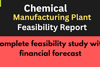make feasibility study for chemical manufacturing plant