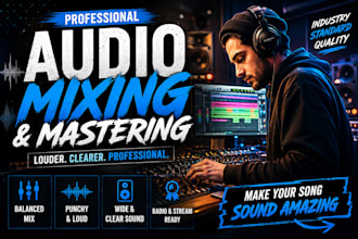 do professional audio mixing and mastering