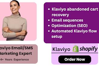 do klaviyo abandoned cart flow to recover lost sales for shopify apparel store