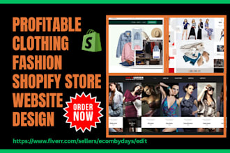 design clothing shopify store fashion store streetwear fashion clothing website