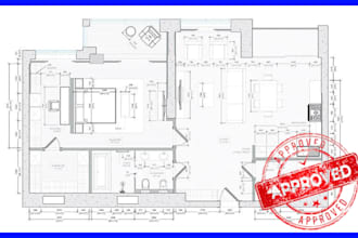 draw architectural plan floor plan city permit florida stamp usa stamp site plan