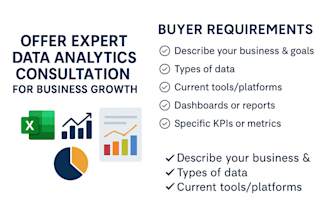 offer expert data analytics consultation for business growth