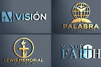 do a unique church, religious or ministry logo design