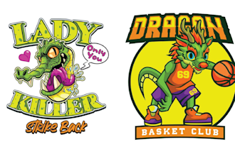 design esport t shirt mascot dragon logo