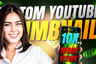 create high CTR youtube thumbnail