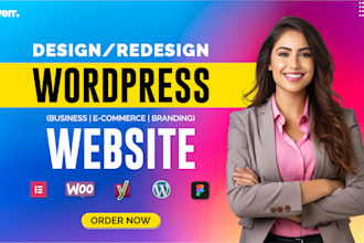 do wordpress ecommerce business website, website development