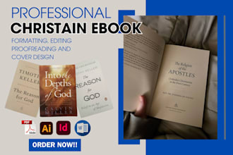 christian book cover, format christian ebook editing proofreading daily devotion