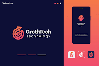 design a modern tech saas startup security and crypto technology logo