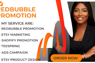 do redbubble promotion, shopify, teespring, amazon book marketing, booktok video