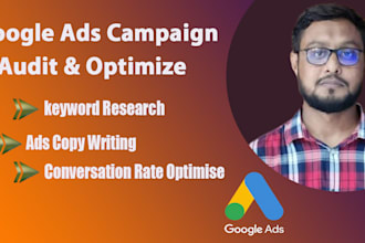 audit and optimize google ads PPC search campaigns as an SEM specialist
