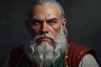create high quality dnd character art