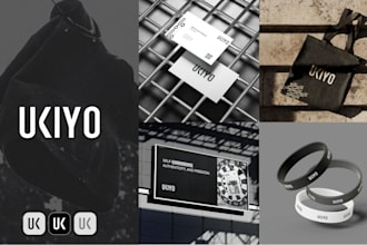 do brand identity design with logo and branding guidelines