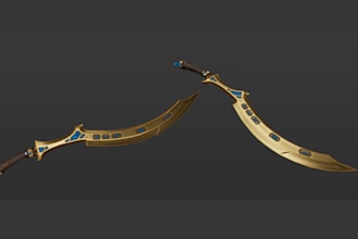create 2d 3d game assets props low poly 3d object 3d game art and icon