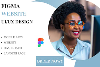 do figma UI UX design for dashboard, website and apps uiux