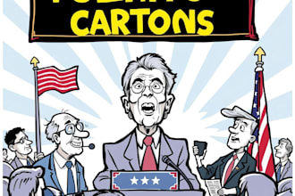 create political and editorial cartoons