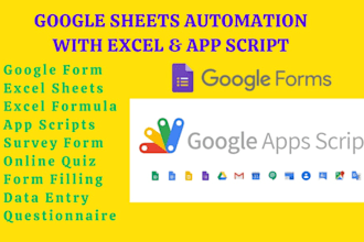 create google forms online with app script and excel forms