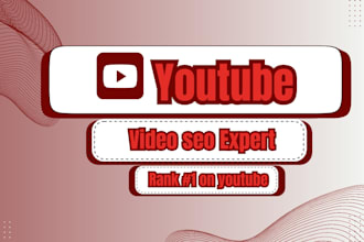 your youtube SEO expert and channel manager for growth