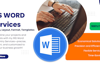 do professional microsoft word document formatting, design and print ready
