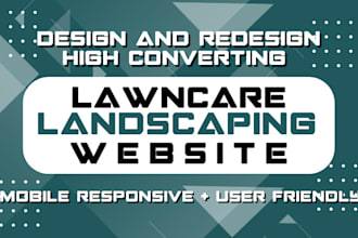 seo friendly lawn care gardening landscaping website planting snow tree removal