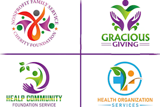 do unique meaningful foundation, charity, nonprofit, community, or ministry logo