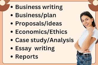 do business,proposals,economics,ethics,case study,analysis reports