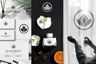 design highly modern minimal and luxury business logo