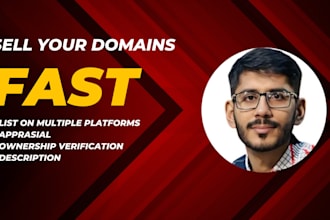 help sell your domain by listing it on different platforms