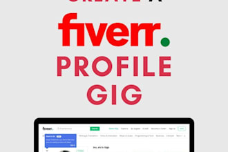 teach you how to create complete gig on fiverr