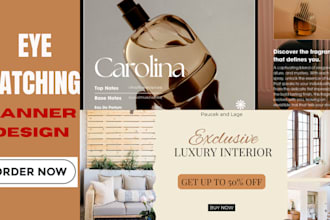 create etsy, shopify, ads, website banner and header designs