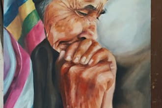 paint anything in oil paints