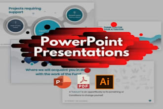 create professional pitch deck, powerpoint presentation and google slides
