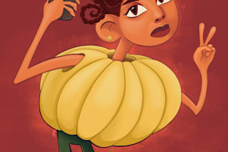 draw a digital stylized portrait for you or your character