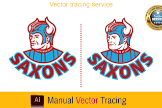 vector trace logo or recreate file to ai, svg, eps in 15 minutes