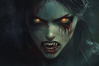 draw dark art brutal horror