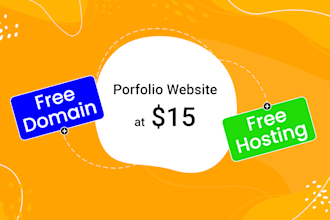 create a portfolio website that is fast and affordable