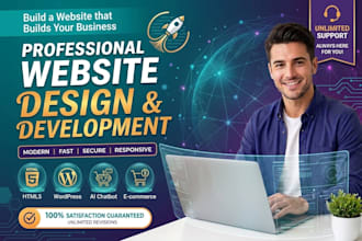do website development, design, wordpress, ai chatbot and ecommerce