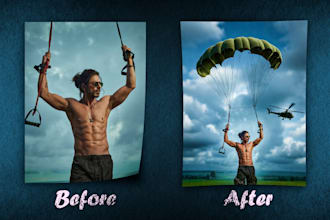 create customize ai image expand and color grading