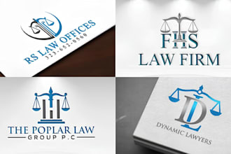 make a modern luxury lawyer, legal, advocate and business law firm logo