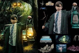 do pro photoshop editing and photo manipulation