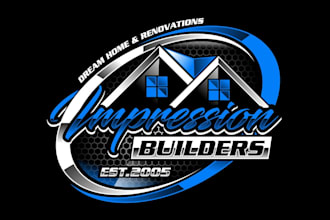 create awesome and gorgeous home builder logo  design