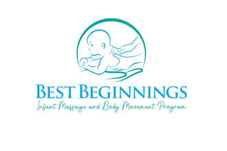create creative and good looking infant massage logo design
