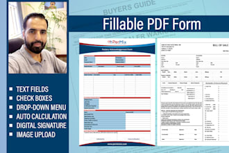 design fillable PDF form