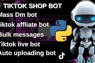 give tiktok bot, tiktok shop bot, tiktok affliate bot, influencer outreach bot