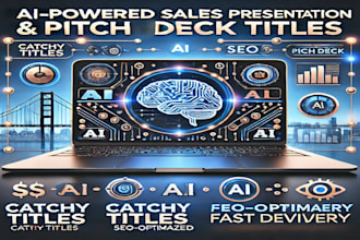 sales presentation and pitch deck