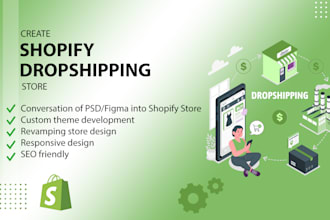 build a branded shopify dropshipping store