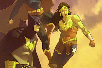 draw you comic book illustration or marvel style superhero character